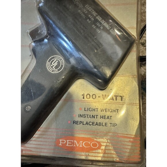 VTG Pemco Soldering Iron Gun Tool Model # SG-109 120V - Picture 7 of 7